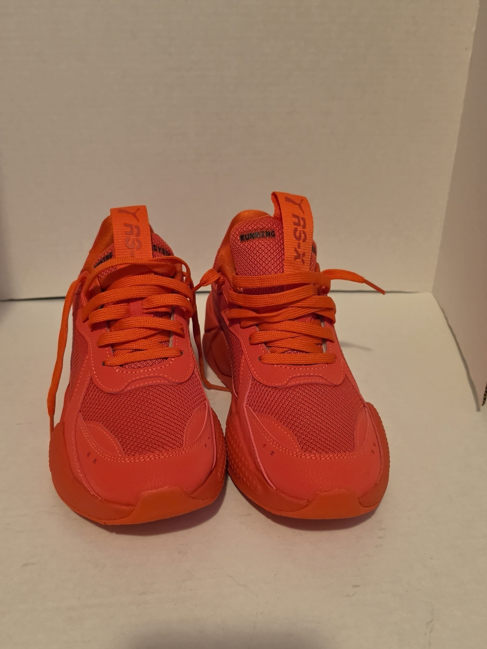 NEW: Women's Orange Mesh/Airy Athletic Running System Sneakers